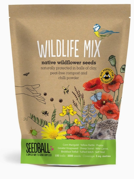Seedball Wildflower Grab Bags   Wildlife Mix
