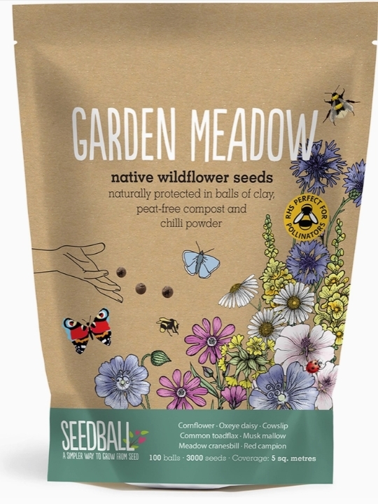 Seedball Wildflower Grab Bags   Garden Meadow Mix