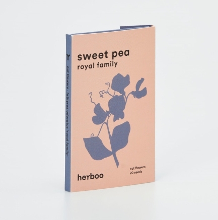 Herboo Sweet Pea Seed Packet