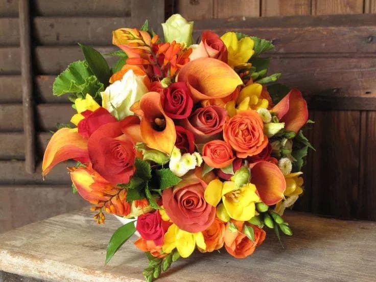 Bridal bouquet by Edith Wilmot
