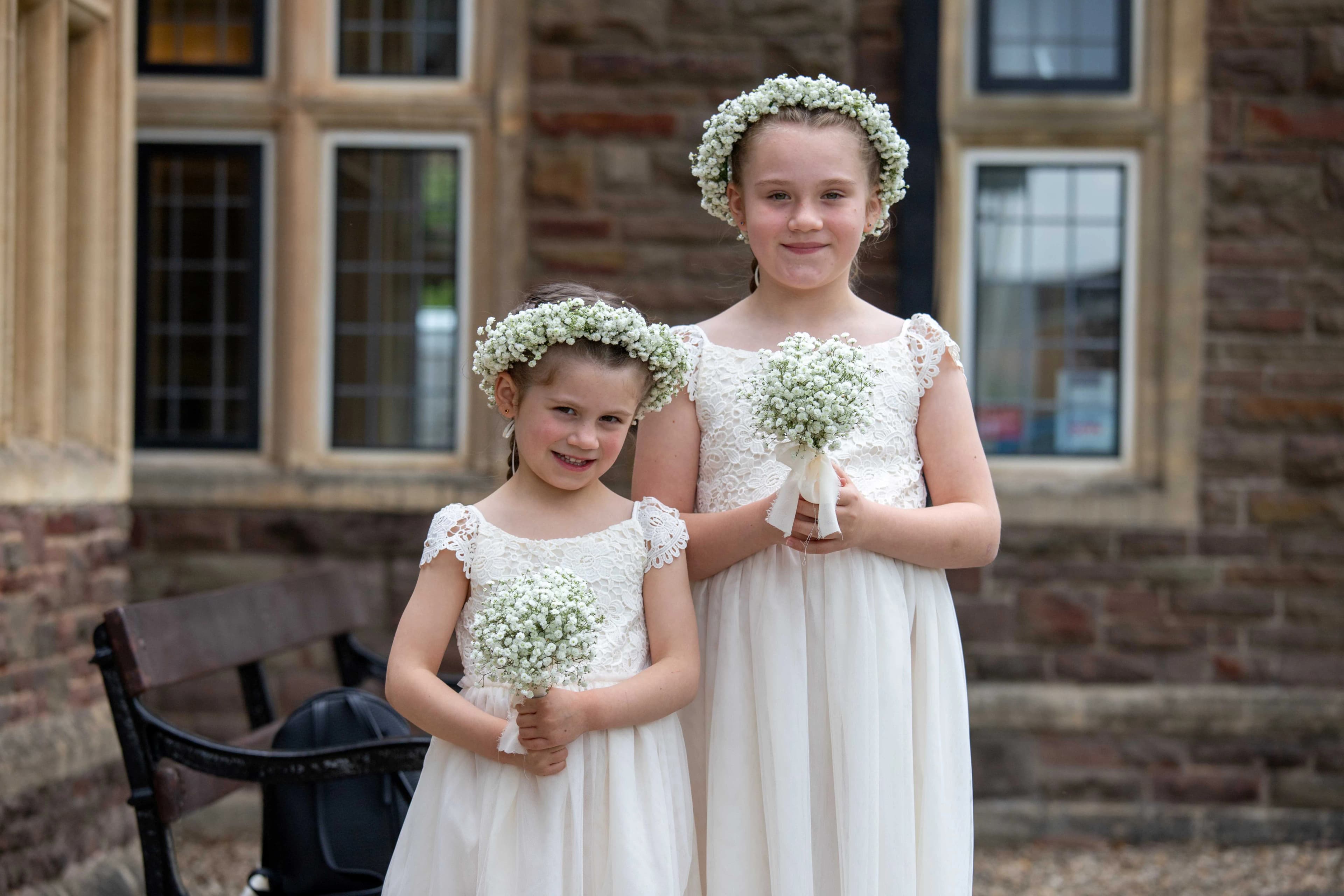 Flower crown headdress by Edith Wilmot