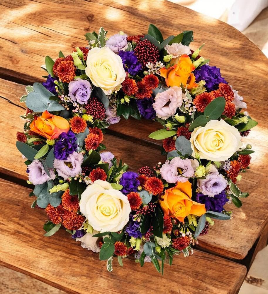 Autumn Wreath Photoroom — Edith Wilmot, Bristol