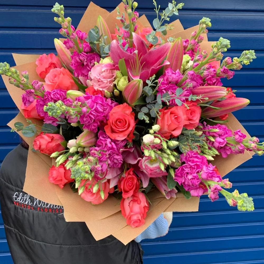 Pink Flowers — Edith Wilmot, Bristol