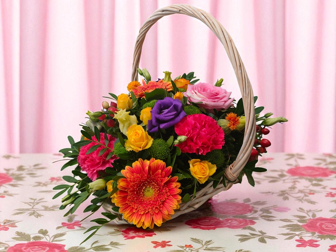 Kaleidoscope Basket – A Burst of Colour