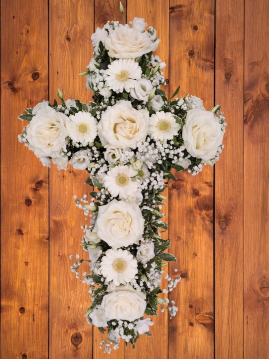 White and Green Cross