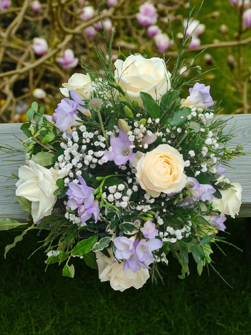 Rose and Freesia Posy