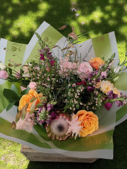 Exotic summer hand tied