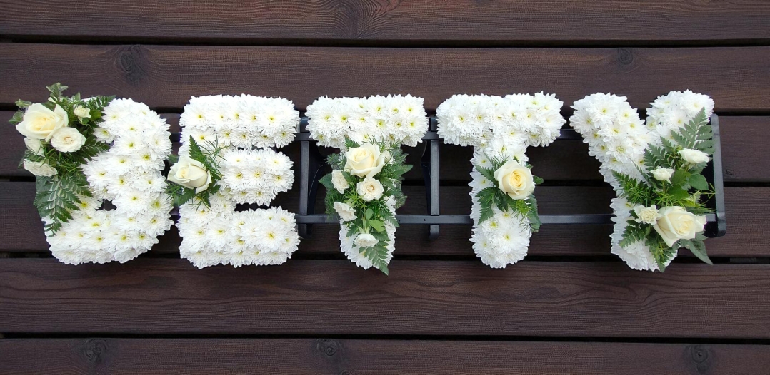 White Based Letters