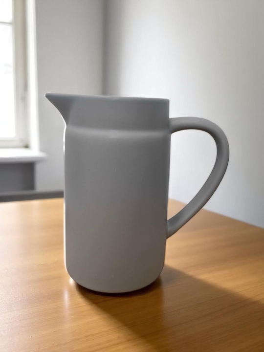 Grey ceramic jug