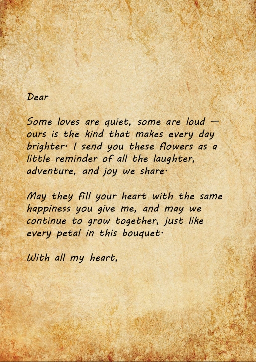 Forever us   Love Flower Letter