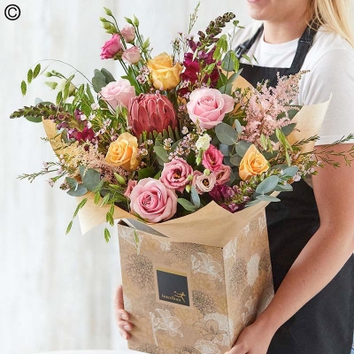 Exotic summer hand tied