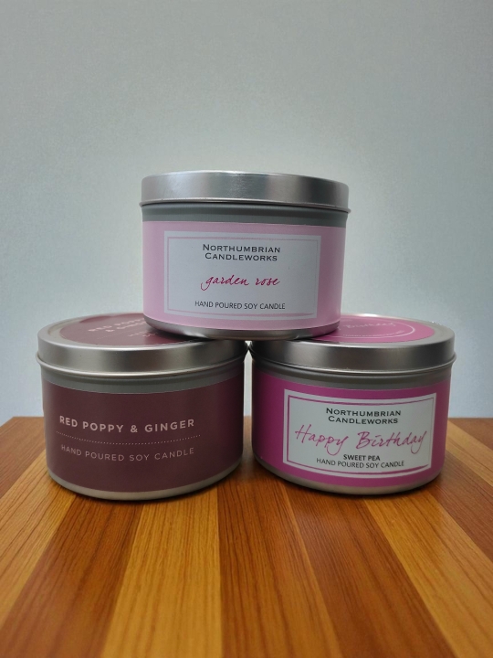 Soy wax candles
