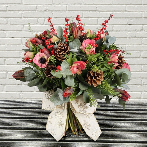Holiday Glow Hand tied