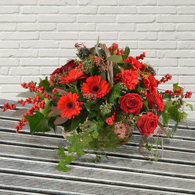 Festive Basket Arrangement