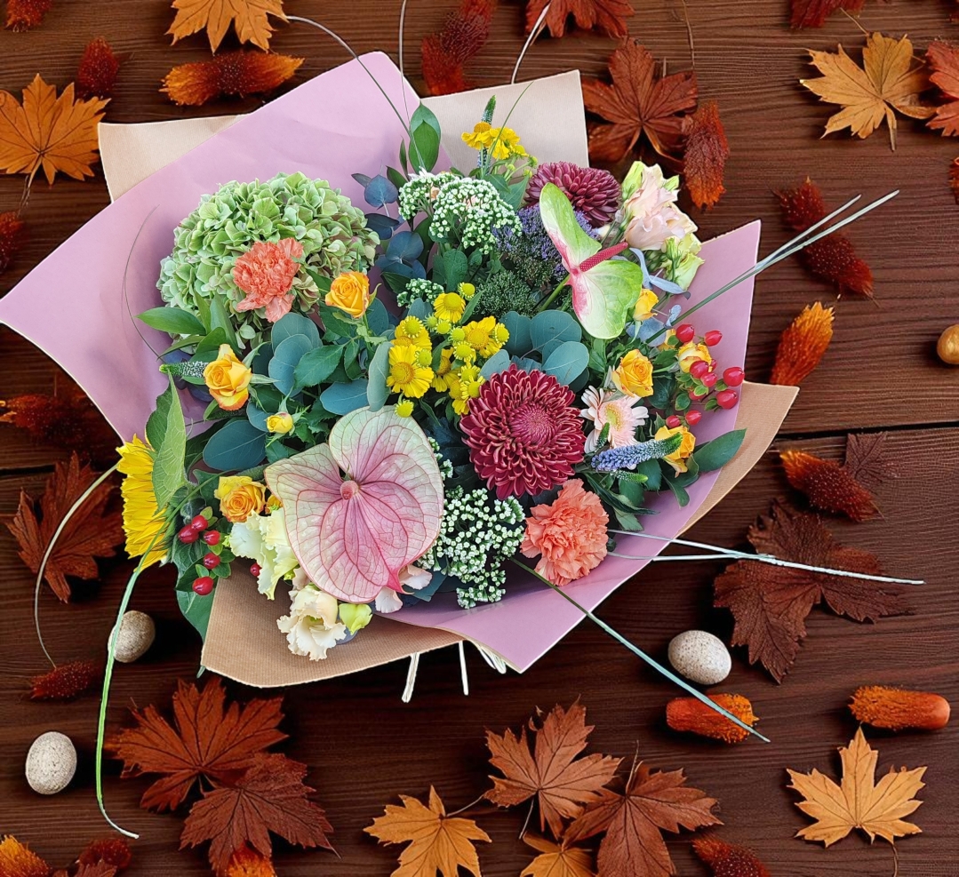 Autumn Glow Hand Tied