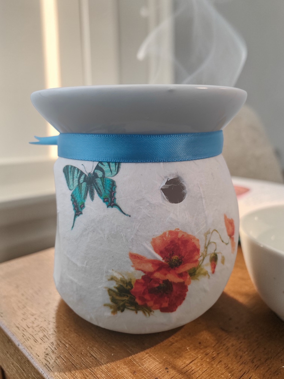 Butterflies & Poppies Wax Melt Burner Gift Set