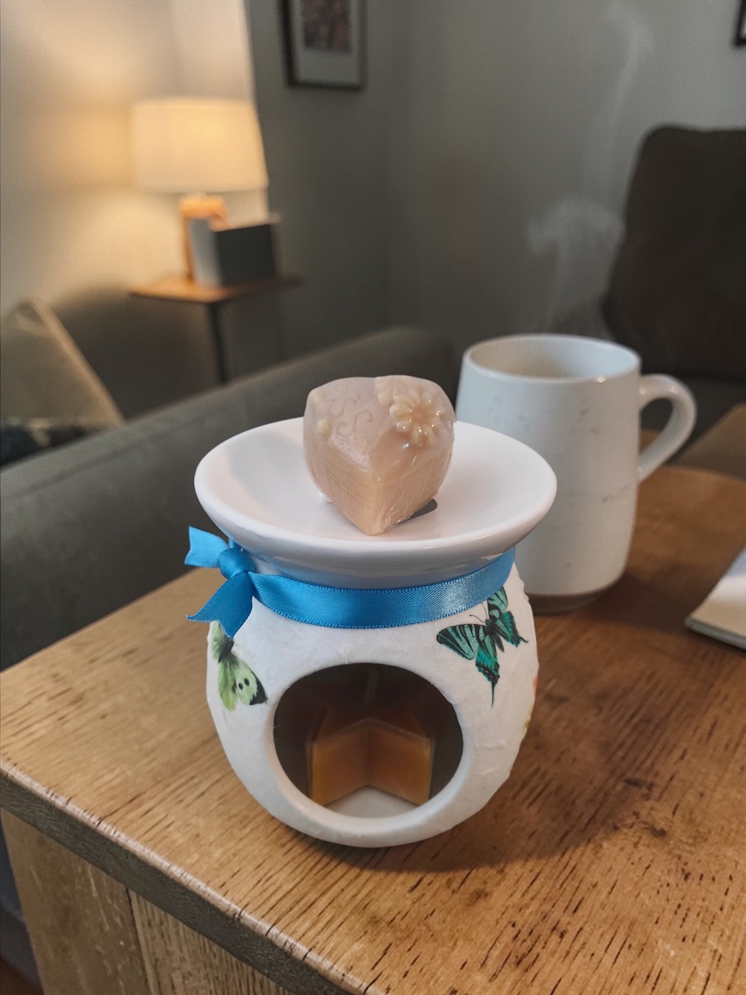 Butterflies & Poppies Wax Melt Burner Gift Set