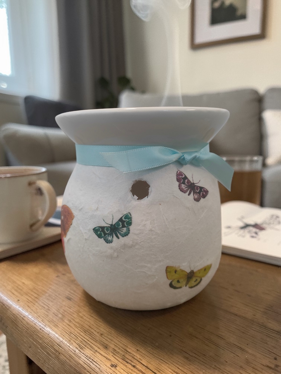 Butterfly Wax Melt Burner Gift Set