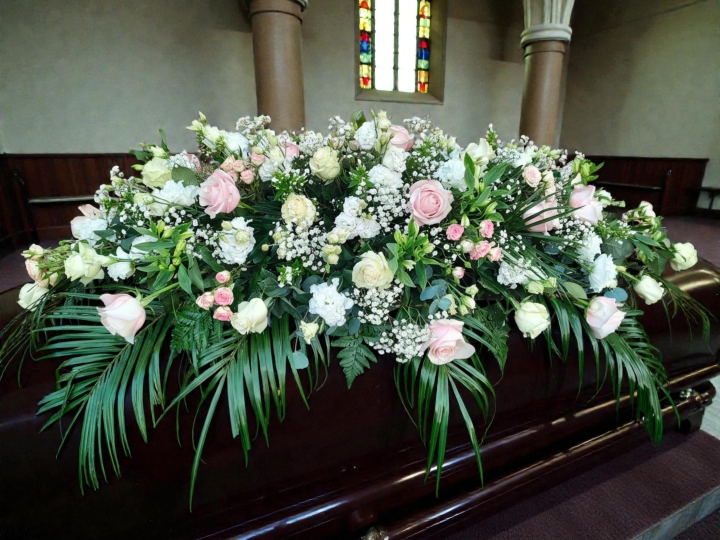 Eternal Elegance Rose Casket Spray