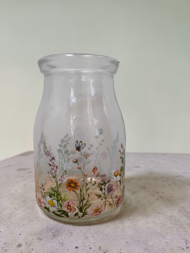 Fleur and Field Glass Vase