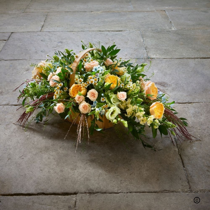 Funeral Flower Basket