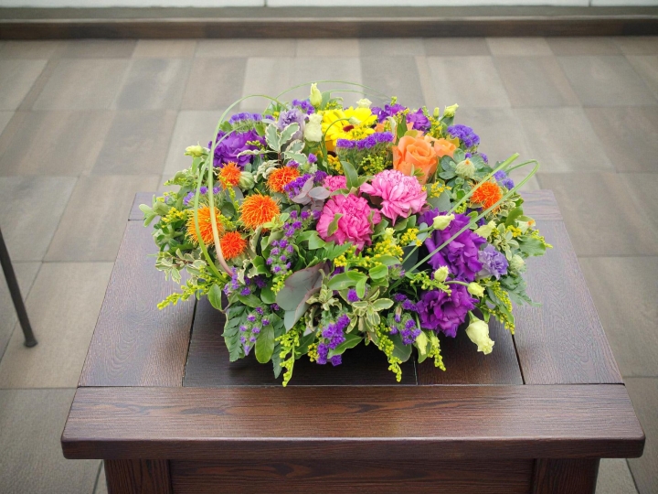 Joyful Remembrance Funeral Posy