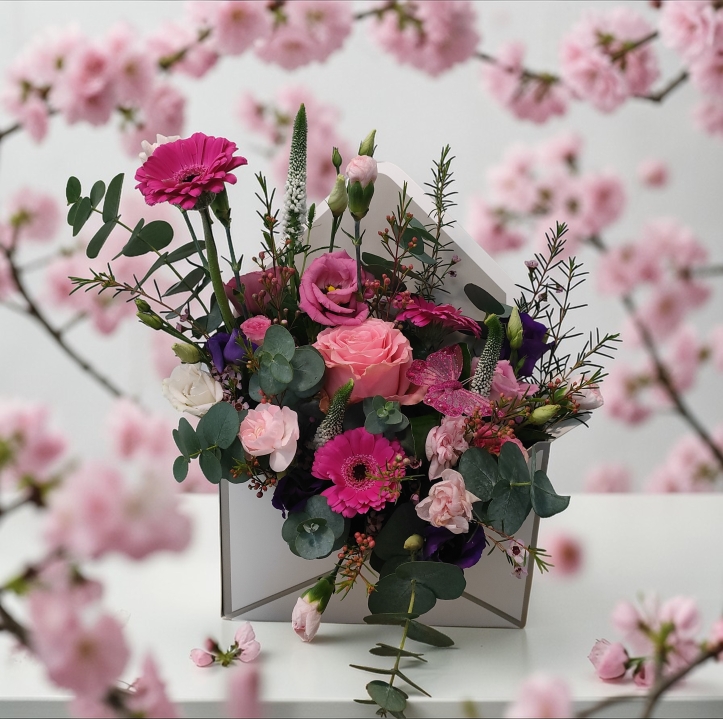 Mother’s Day Pink & Plum Letter