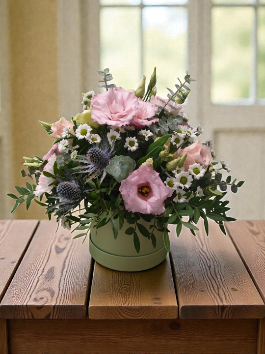 Pastel Garden Hatbox