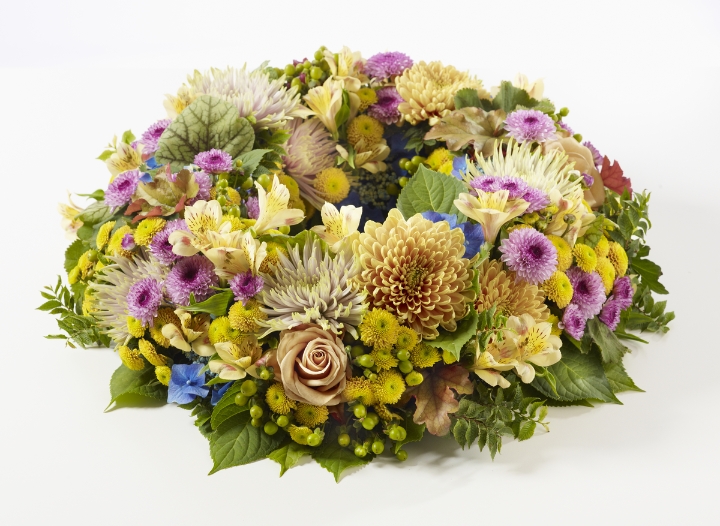 Peach & Blush Remembrance Wreath