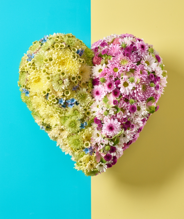 Two Tone Heart Tribute