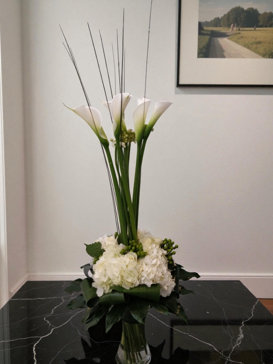 White Harmony   Vase arrangement
