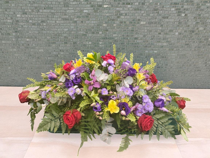 Woodland Casket Spray