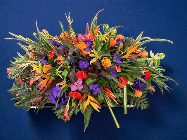 “Exotic Elegance” Casket Spray