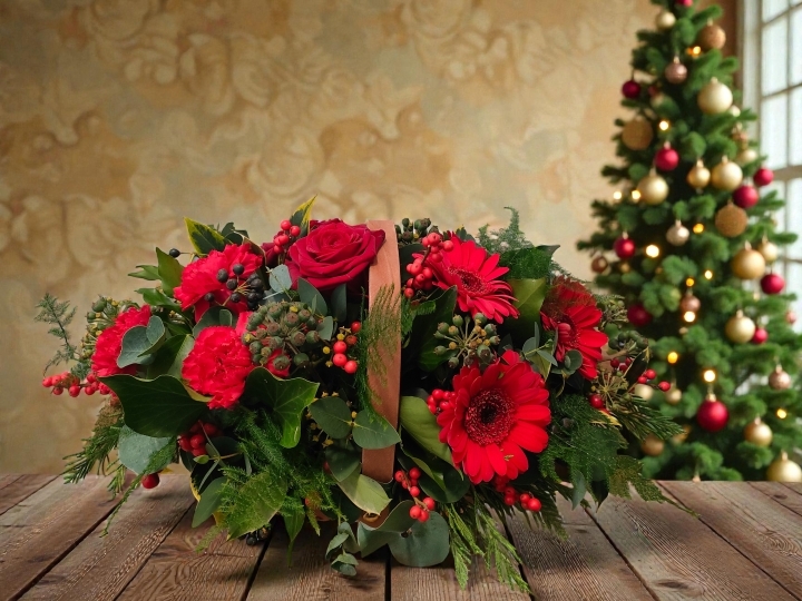 Festive Basket Arrangement