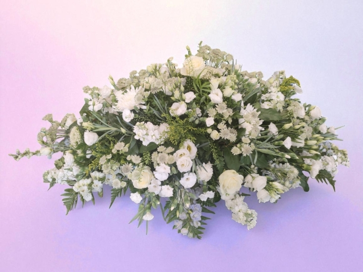 White Coffin Spray