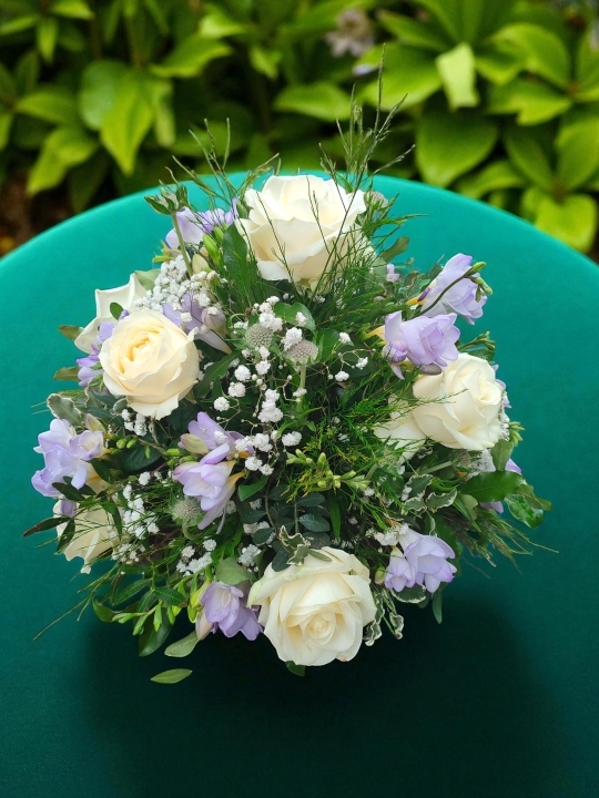 Rose and Freesia Posy