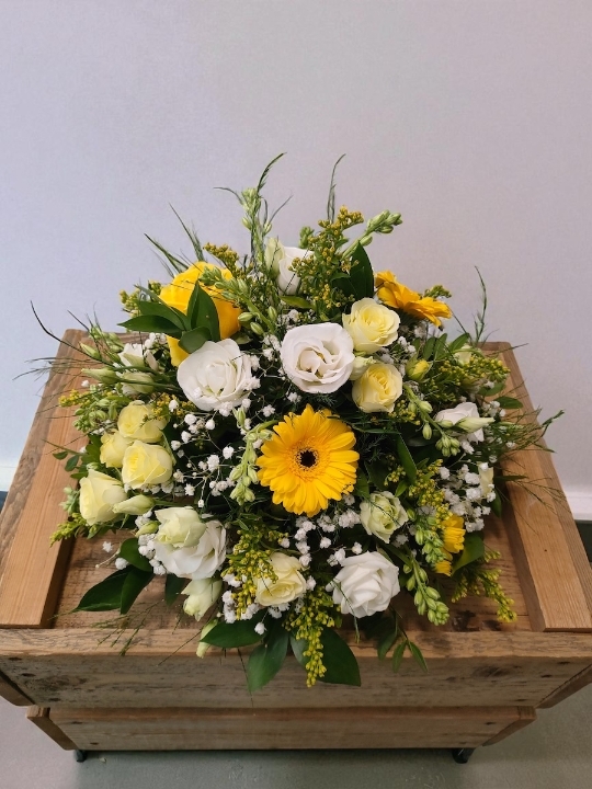 Yellow & White Posy