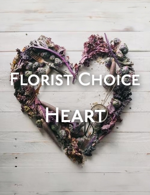Florist Choice Heart Tribute