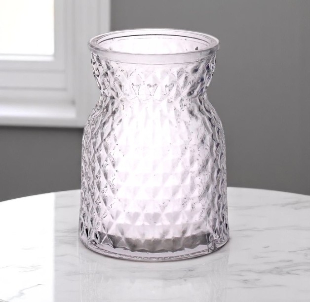 Meadow flower glass vase