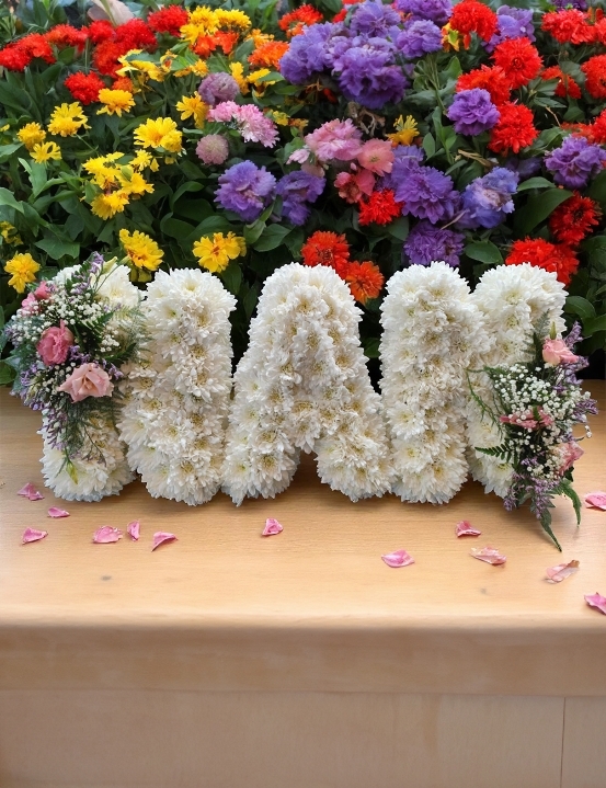 White Based Letters