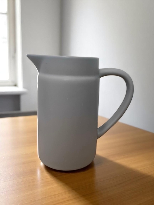 Grey ceramic jug
