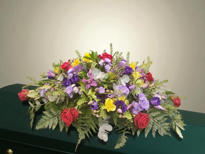 Woodland Casket Spray