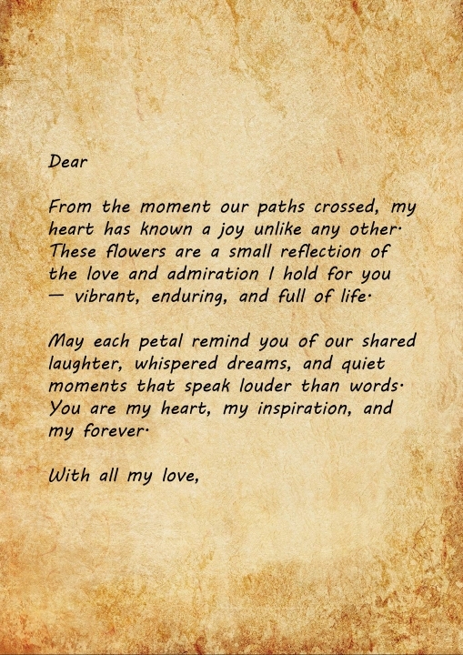 Eternal Flame   Love Flower Letter