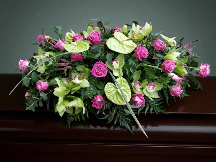 Emerald Grace Casket Spray