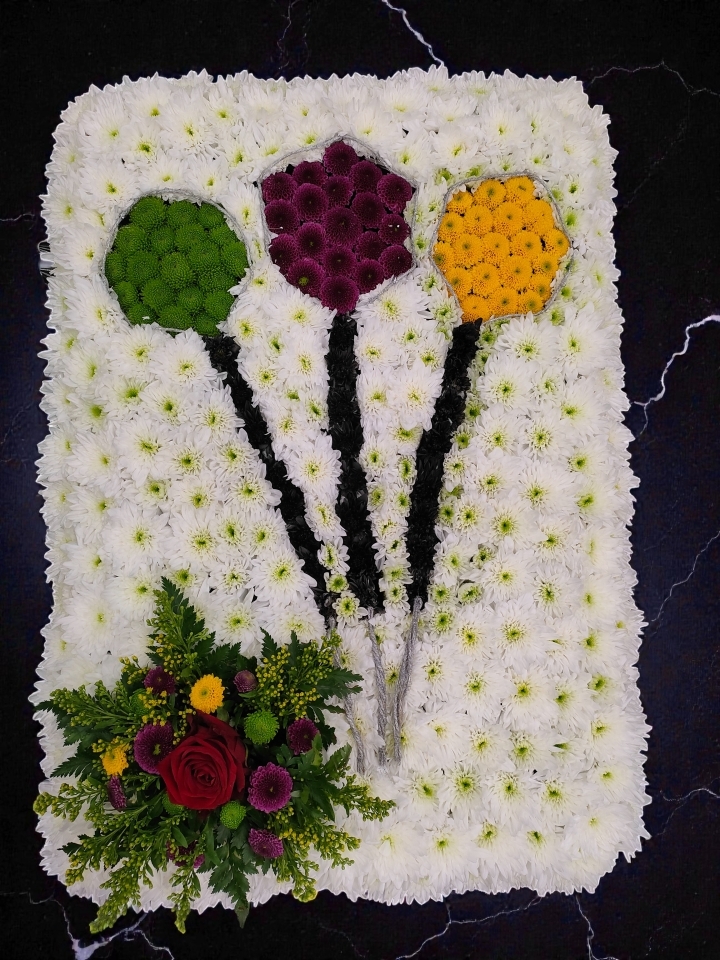 Darts funeral tribute