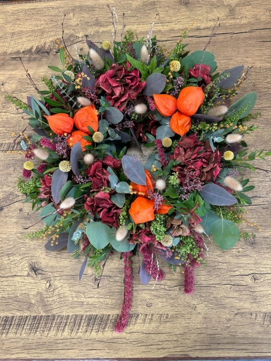 Autumn Harmony Door Wreath