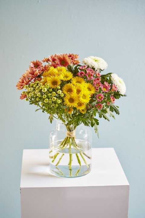 Bright Blooms Vase