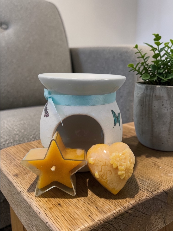 Butterfly Wax Melt Burner Gift Set