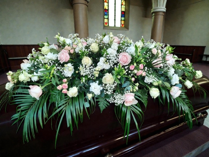 Eternal Elegance Rose Casket Spray