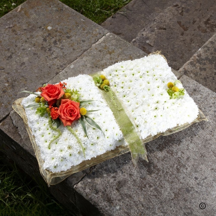 Eternal Words  Open Book Funeral Tribute